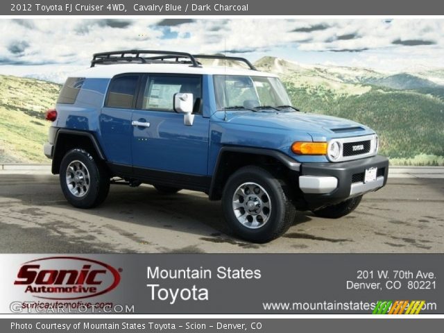 2012 Toyota FJ Cruiser 4WD in Cavalry Blue