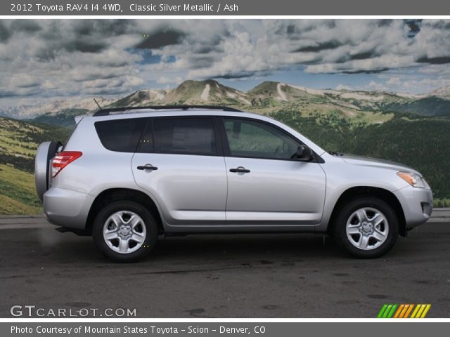 2012 Toyota RAV4 I4 4WD in Classic Silver Metallic