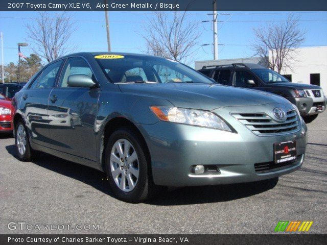 2007 Toyota Camry XLE V6 in Aloe Green Metallic