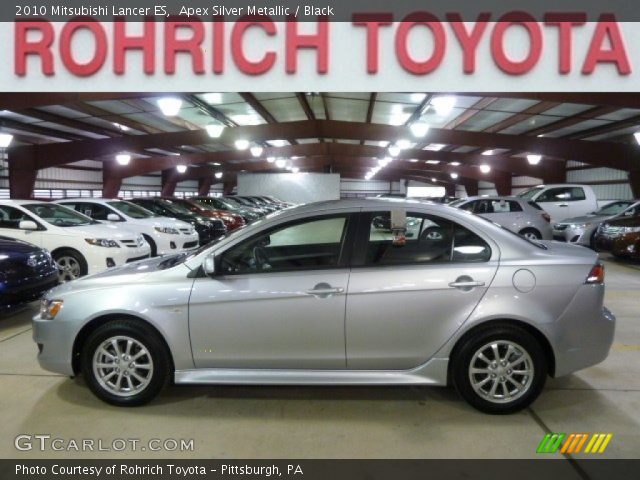 2010 Mitsubishi Lancer ES in Apex Silver Metallic
