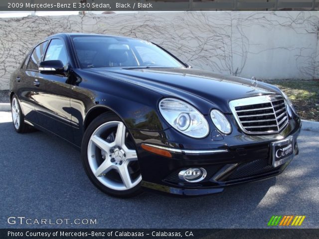 2009 Mercedes-Benz E 350 Sedan in Black