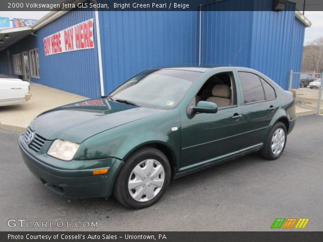2000 Volkswagen Jetta GLS Sedan in Bright Green Pearl