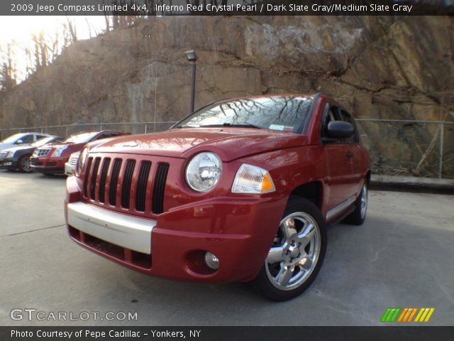2009 Jeep Compass Limited 4x4 in Inferno Red Crystal Pearl
