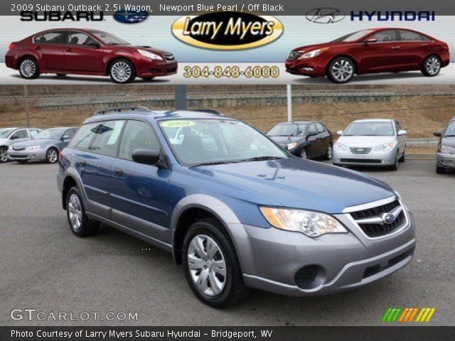 2009 Subaru Outback 2.5i Wagon in Newport Blue Pearl