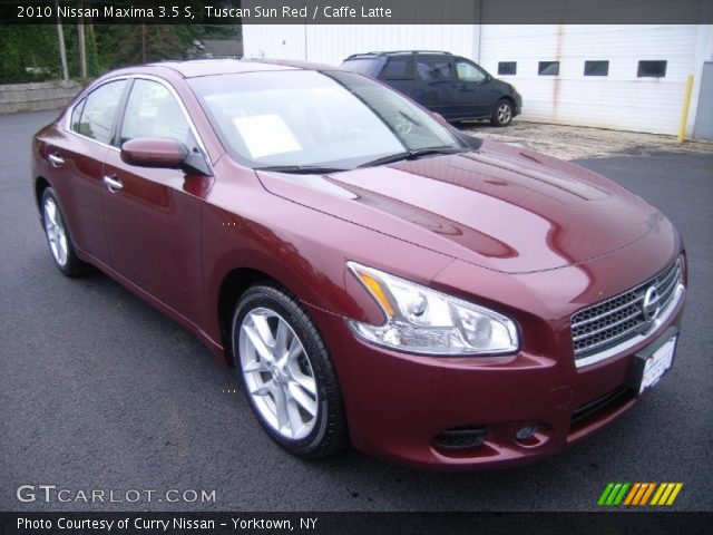 2010 Nissan Maxima 3.5 S in Tuscan Sun Red