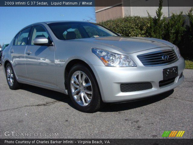 2009 Infiniti G 37 Sedan in Liquid Platinum