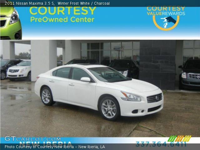 2011 Nissan Maxima 3.5 S in Winter Frost White