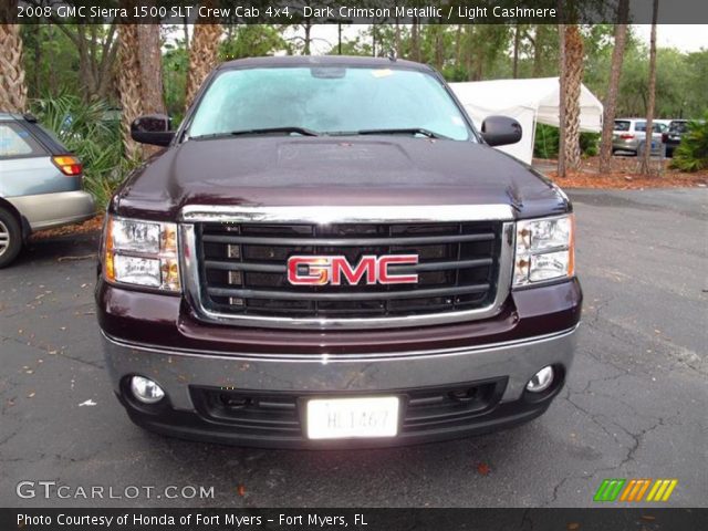 2008 GMC Sierra 1500 SLT Crew Cab 4x4 in Dark Crimson Metallic