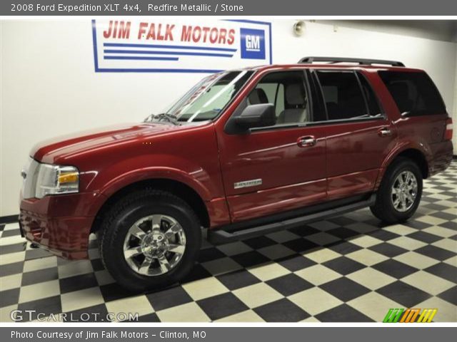 2008 Ford Expedition XLT 4x4 in Redfire Metallic