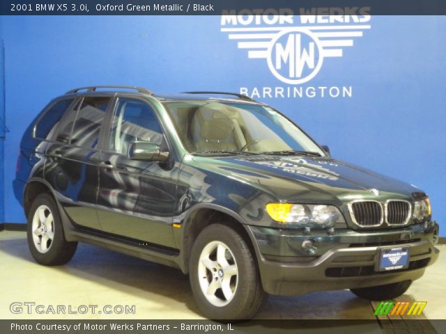 2001 BMW X5 3.0i in Oxford Green Metallic