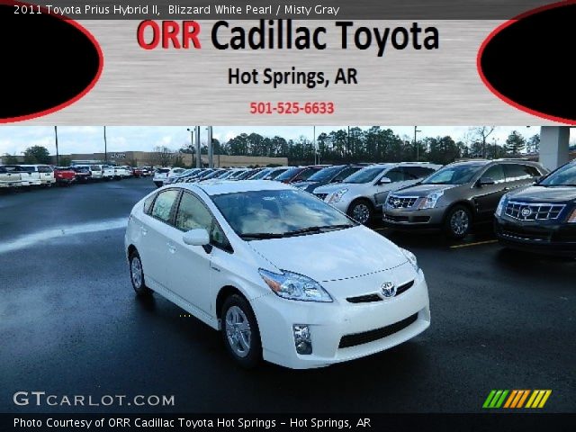 2011 Toyota Prius Hybrid II in Blizzard White Pearl