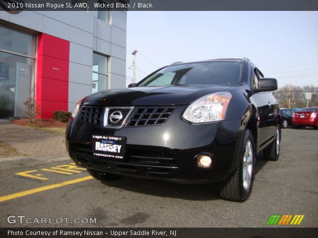 2010 Nissan Rogue SL AWD in Wicked Black