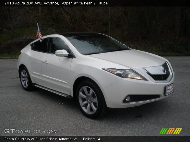 2010 Acura ZDX AWD Advance in Aspen White Pearl