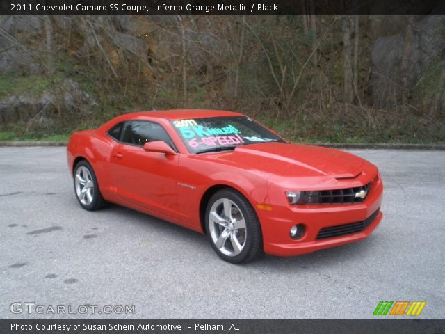 2011 Chevrolet Camaro SS Coupe in Inferno Orange Metallic