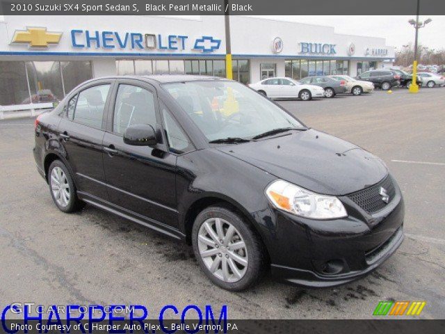 2010 Suzuki SX4 Sport Sedan S in Black Pearl Metallic