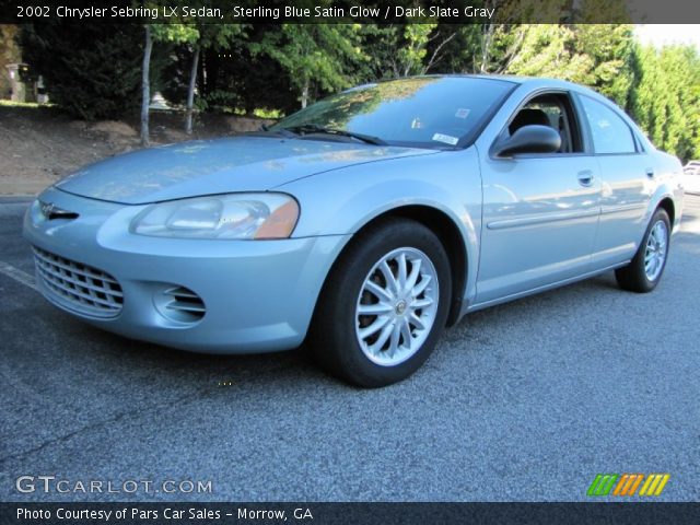 2002 Chrysler Sebring LX Sedan in Sterling Blue Satin Glow