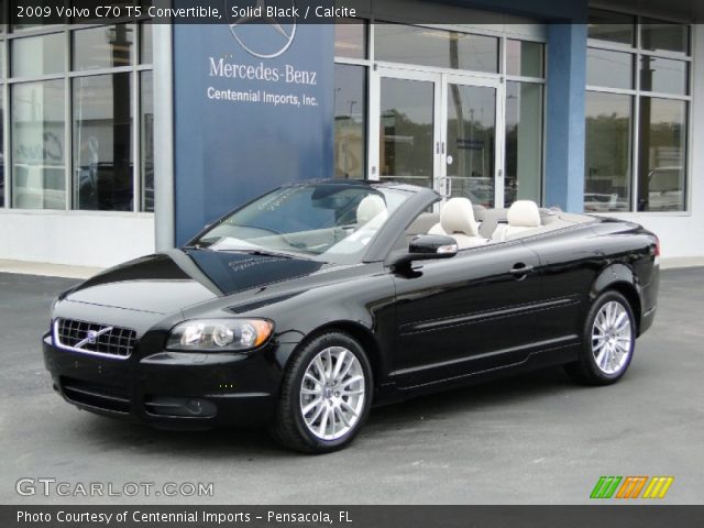 2009 Volvo C70 T5 Convertible in Solid Black