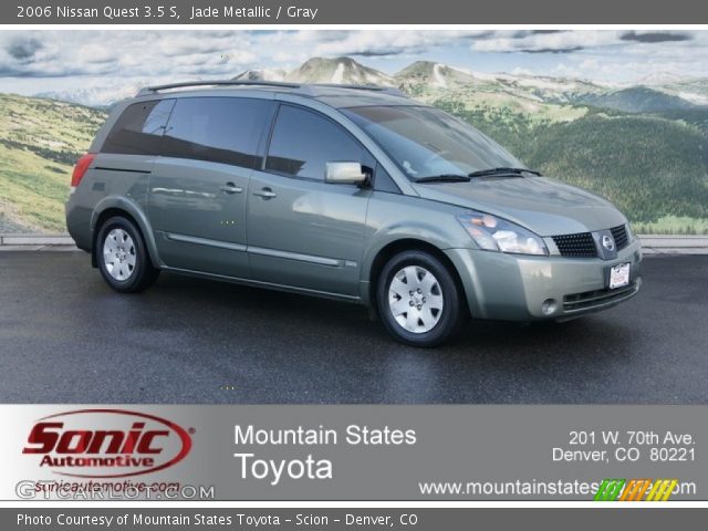 2006 Nissan Quest 3.5 S in Jade Metallic
