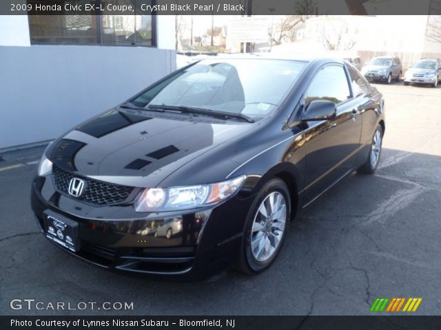 2009 Honda civic ex coupe black #4