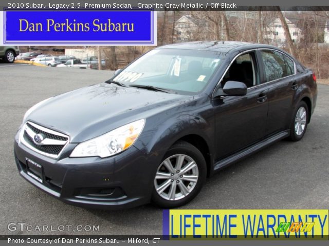 2010 Subaru Legacy 2.5i Premium Sedan in Graphite Gray Metallic