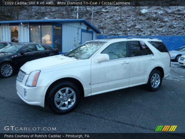 2009 Cadillac SRX 4 V6 AWD in White Diamond Tri-Coat