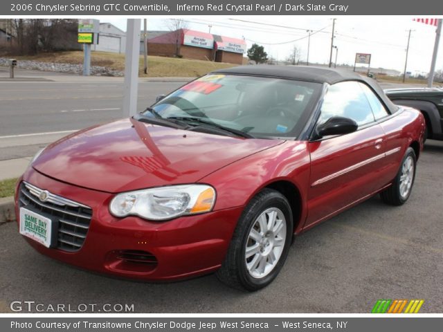 2006 Chrysler Sebring GTC Convertible in Inferno Red Crystal Pearl