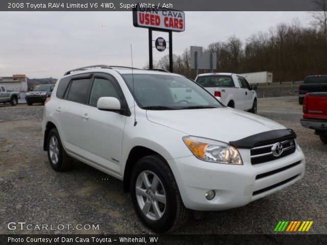 2008 Toyota RAV4 Limited V6 4WD in Super White