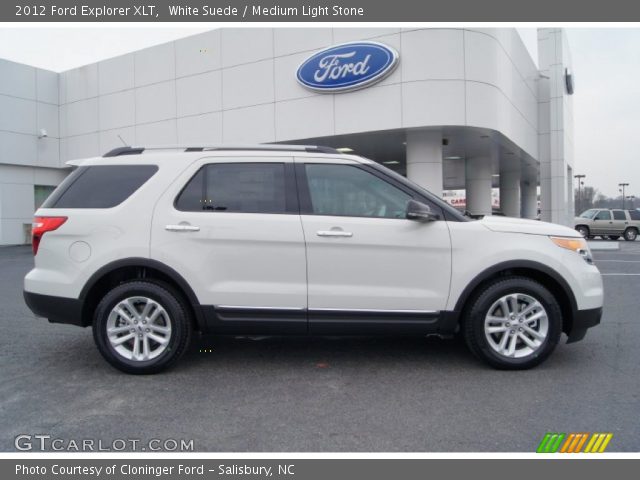 2012 Ford Explorer XLT in White Suede