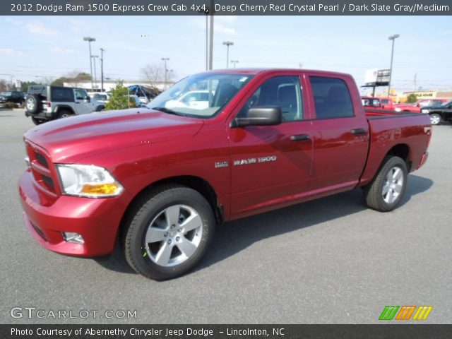 2012 Dodge Ram 1500 Express Crew Cab 4x4 in Deep Cherry Red Crystal Pearl