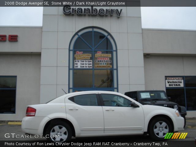 2008 Dodge Avenger SE in Stone White