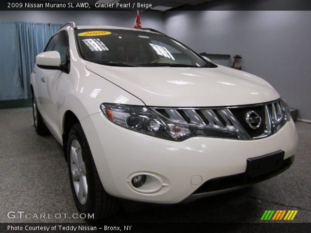 2009 Nissan Murano SL AWD in Glacier Pearl