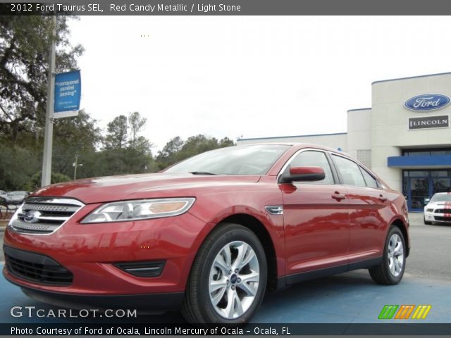 2012 Ford Taurus SEL in Red Candy Metallic