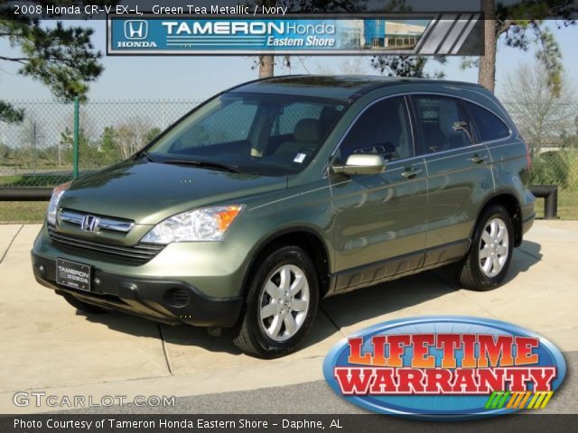 2008 Honda CR-V EX-L in Green Tea Metallic