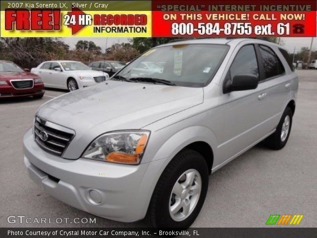 2007 Kia Sorento LX in Silver