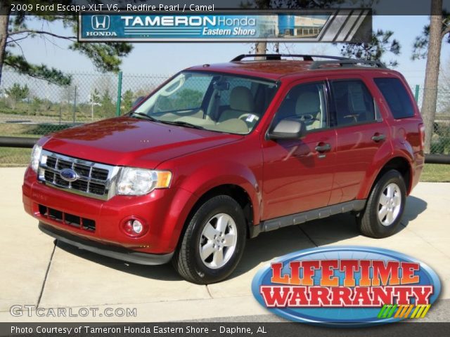 2009 Ford Escape XLT V6 in Redfire Pearl
