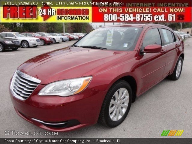 2011 Chrysler 200 Touring in Deep Cherry Red Crystal Pearl