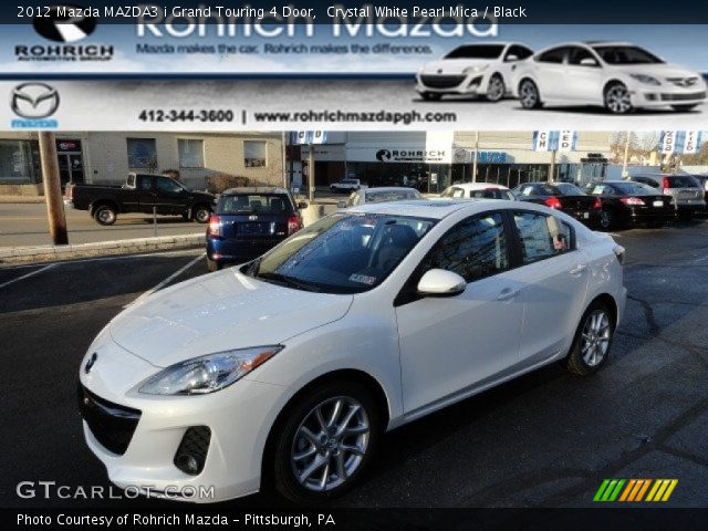 2012 Mazda MAZDA3 i Grand Touring 4 Door in Crystal White Pearl Mica