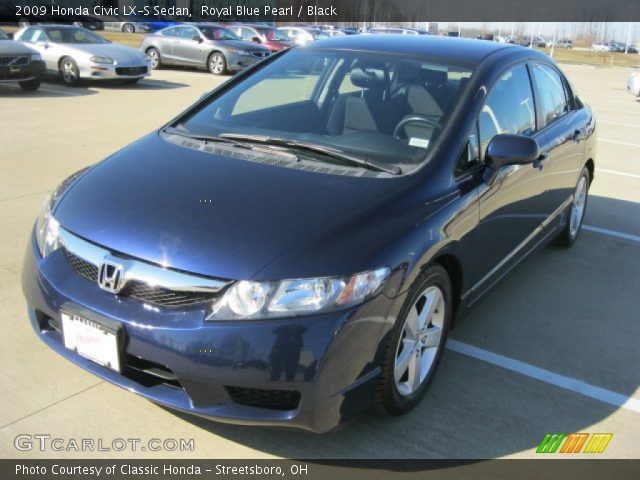2009 Honda Civic LX-S Sedan in Royal Blue Pearl