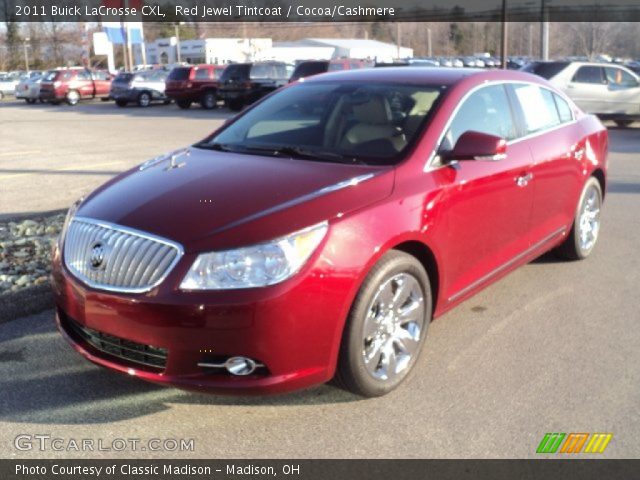 2011 Buick LaCrosse CXL in Red Jewel Tintcoat