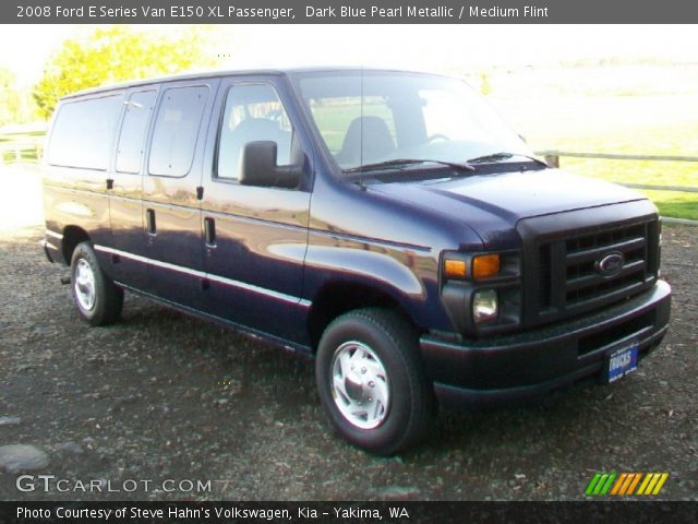 2008 Ford E Series Van E150 XL Passenger in Dark Blue Pearl Metallic
