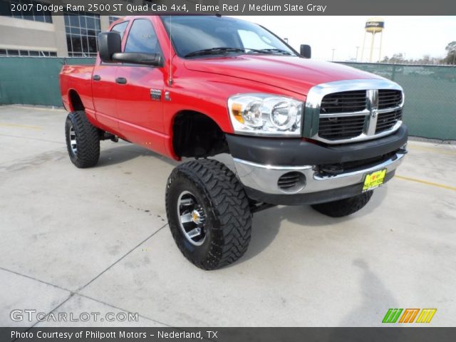 2007 Dodge Ram 2500 ST Quad Cab 4x4 in Flame Red