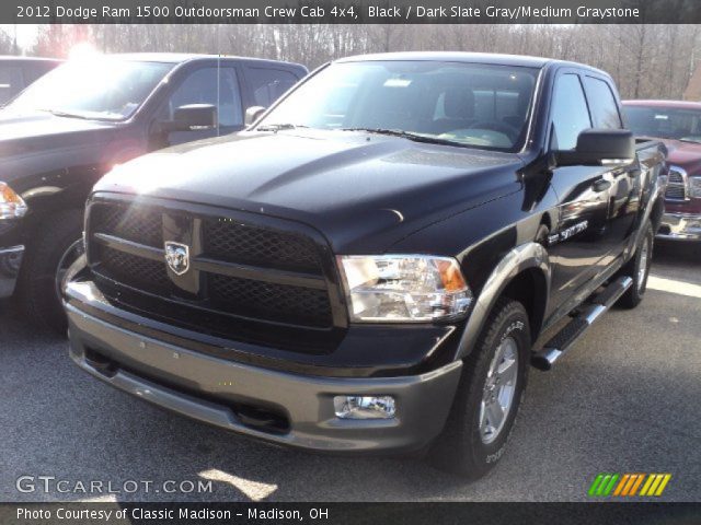 2012 Dodge Ram 1500 Outdoorsman Crew Cab 4x4 in Black