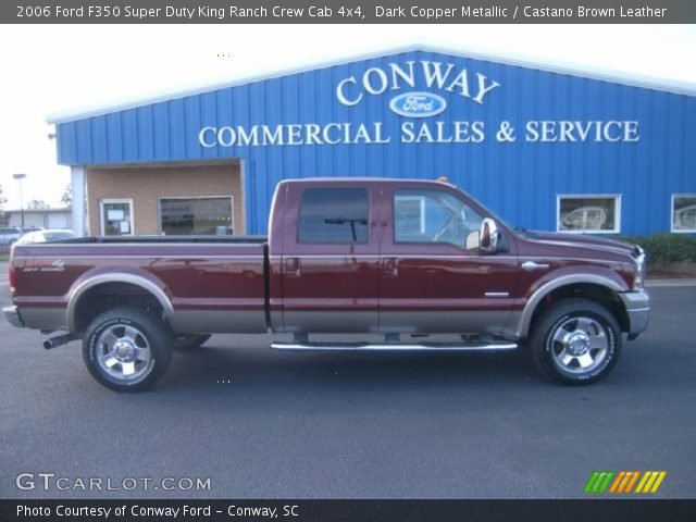 2006 Ford F350 Super Duty King Ranch Crew Cab 4x4 in Dark Copper Metallic