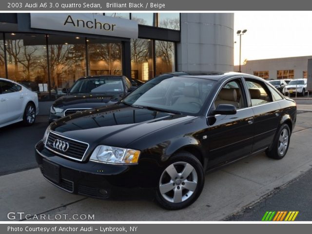 2003 Audi A6 3.0 quattro Sedan in Brilliant Black