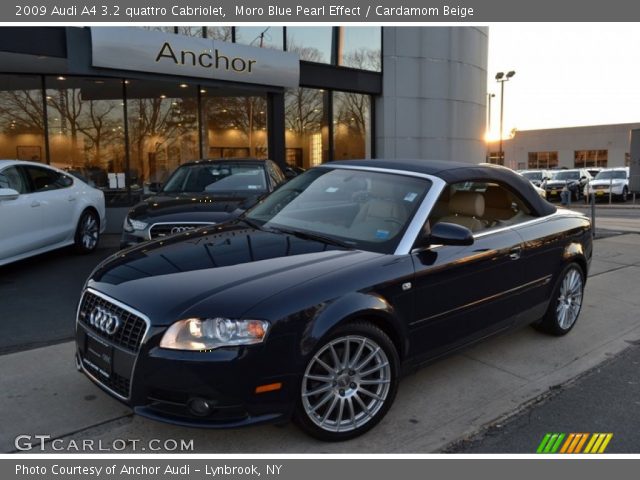 2009 Audi A4 3.2 quattro Cabriolet in Moro Blue Pearl Effect