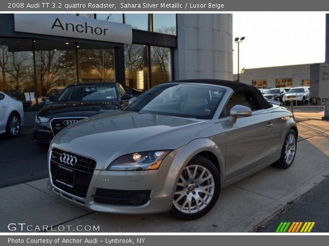 2008 Audi TT 3.2 quattro Roadster in Sahara Silver Metallic