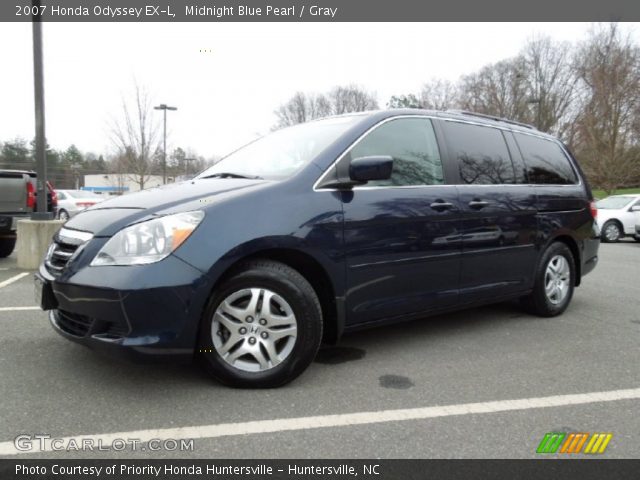 2007 Honda Odyssey EX-L in Midnight Blue Pearl