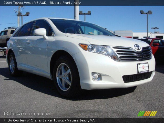 2009 Toyota Venza V6 AWD in Blizzard Pearl