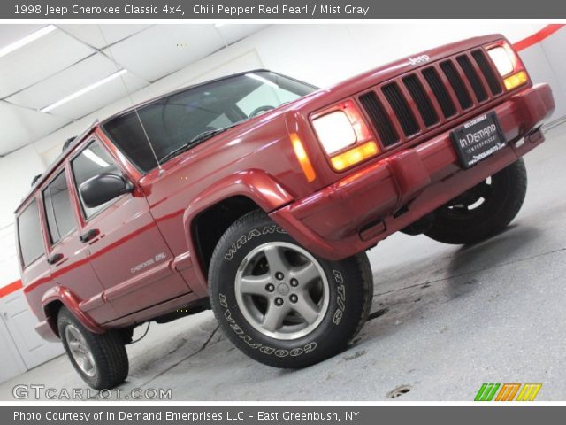 1998 Jeep Cherokee Classic 4x4 in Chili Pepper Red Pearl