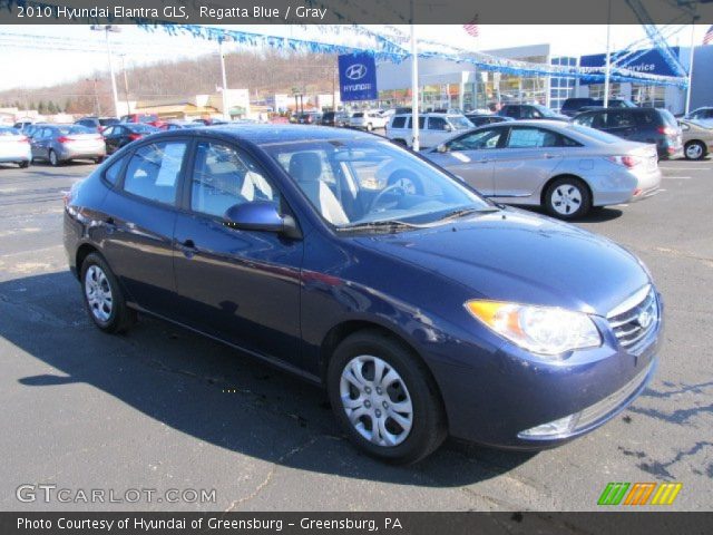 2010 Hyundai Elantra GLS in Regatta Blue